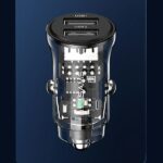 USAMS car charger C31 3A 2xUSB-A Fast Charge black CC162CC01 (US-CC162) - imagine 10