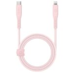 ENERGEA Flow USB-C to Lightning C94 MFI Cable 1.5m Pink 60W 3A PD Fast Charge