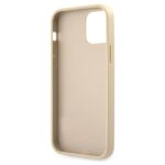 Guess GUHCP12LRSAVSLG iPhone 12 Pro Max 6,7" gold hardcase Saffiano Vintage Script - imagine 7