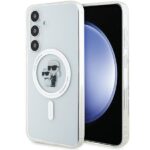 Karl Lagerfeld KLHMS24MHGKCNOT S24+ S926 transparent hardcase IML Karl&Choupette MagSafe