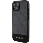 Guess GUHCP15SG4GLGR iPhone 15 / 14 / 13 6.1" grey hardcase 4G Stripe Collection - imagine 2