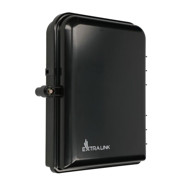 Extralink Eliza | Fiber optic terminal box | 16 core, black - imagine 3
