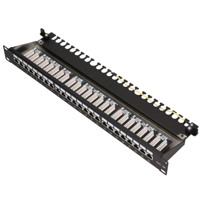 Extralink CAT6A STP | Patchpanel | 24 port - imagine 5
