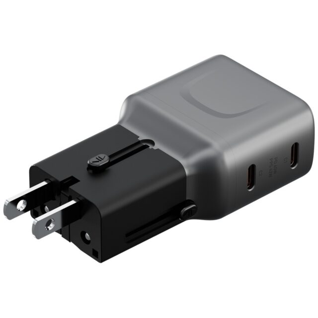 Wall charger Energea TravelGo Adapter 45 2xUSB-C 45W graphite-black - imagine 5
