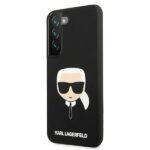 Karl Lagerfeld KLHCS22SSLKHBK S22 S901 black hardcase Silicone Karl`s Head - imagine 2