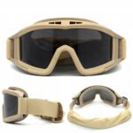 Extralink Military Tactical Glasses, ASG Protective Military Goggles for Airsoft Shooting mil-678