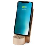 Lexon City Energy Pro 10W Wireless Charger with Bluetooth Speaker soft gold LD145D9 - imagine 2