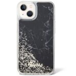 Guess GUHCP14SLCSGSGK iPhone 14 / 15 / 13 6.1" black hardcase Liquid Glitter Marble - imagine 3