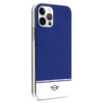 Mini MIHCP12MPCUBINA iPhone 12/12 Pro6,1" navy hard case Stripe Collection - imagine 4