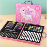 Extralink Art Set for Painting, Pink Unicorn with 88 Pieces - imagine 5
