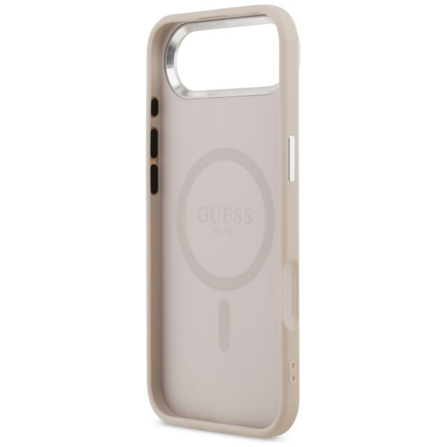 Guess Triangle Logo MagSafe Case for iPhone Air Pink - imagine 7