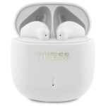 Guess Bluetooth headphones GUTWSJ14ESGH TWS + docking station white Printed Classic Logo