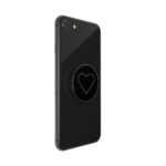 Popsockets 2 White Heart Black 800667 - Standard Phone Grip and Stand - imagine 4