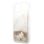 Guess GUHCP13SGLHFLGO iPhone 13 mini 5,4" gold hardcase Glitter Charms - imagine 6