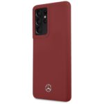 Mercedes MEHCS21LSILRE S21 Ultra G998 red hardcase Silicone Line - imagine 2