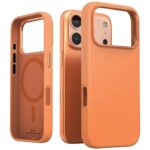 Araree Typo Skin M MagSafe case for iPhone 17 Pro orange