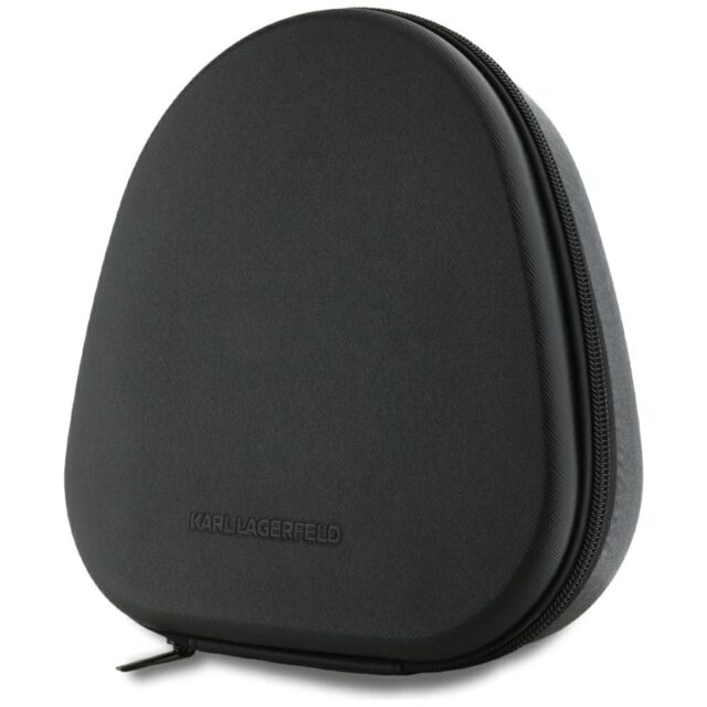 Over-Ear Headphones Karl Lagerfeld Saffiano Elongated Bluetooth ANC black - imagine 5