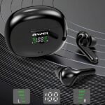 AWEI Bluetooth 5.0 T15P TWS headphones + docking station black - imagine 5