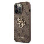Guess GUHCP13L4GMGBR iPhone 13 Pro / 13 6,1" brown hardcase 4G Big Metal Logo - imagine 2