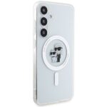 Karl Lagerfeld KLHMS24MHGKCNOT S24+ S926 transparent hardcase IML Karl&Choupette MagSafe - imagine 4