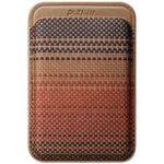 Magnetic wallet PITAKA Woven Wallet MagSafe for phone sunset