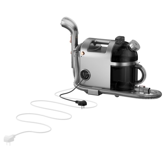 UWANT B200 Gray | Spot cleaner with steam | for cleaning carpets, sofas, upholstery, 1900W, 12000 Pa, 1500ml tank - imagine 5