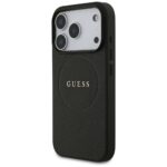 Guess Grained Ring MagSafe case for iPhone 17 Pro black - imagine 2
