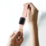Araree Strap Silicone Link Apple Watch42/44/45/49mm pink-khaki AR70-01907B - imagine 4