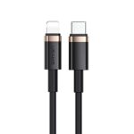 USAMS U63 USB-C to Lightning 1.2m 20W PD Fast Charge black SJ484USB01 (US-SJ484)