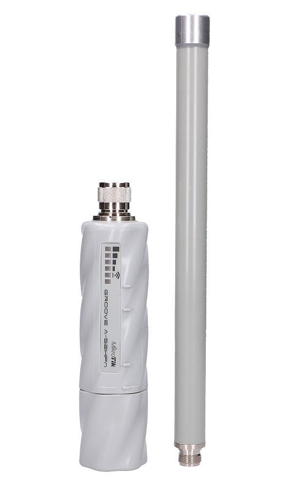 cps-7bb48119346d08e786f570c48ca5477b-2025-12-05-15-11-53 MikroTik GrooveA 52 | CPE | RBGrooveA52HPn, 2,4GHz, 5GHz, 1x RJ45 100Mb/s, Omni antenna 6dBi - imagine 1