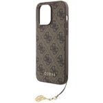 Guess GUHCP15XGF4GBR iPhone 15 Pro Max 6.7" brown hardcase 4G Charms Collection - imagine 6