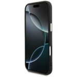 Case Guess 4G Triangle Logo MagSafe for iPhone Air black gold - imagine 5