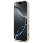 Guess Leather 4G Triangle Strass MagSafe Case for iPhone 17 Pro Pink - imagine 5