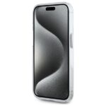 Karl Lagerfeld KLHMP15LHLSCHH iPhone 15 Pro 6.1" white hardcase IML Metal Choupette Head MagSafe - imagine 5