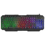 Set 4in1 Combo XTRIKE ME CMX-415 EN on-ear headphones + keyboard + mouse + mouse pad black/white - imagine 3