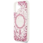 Guess Resin Bottom Glitter MagSafe Case for iPhone 17 Pink - imagine 6