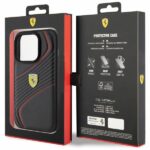 Ferrari FEHCP15LPTWK iPhone 15 Pro 6.1" black hardcase Twist Metal Logo - imagine 8
