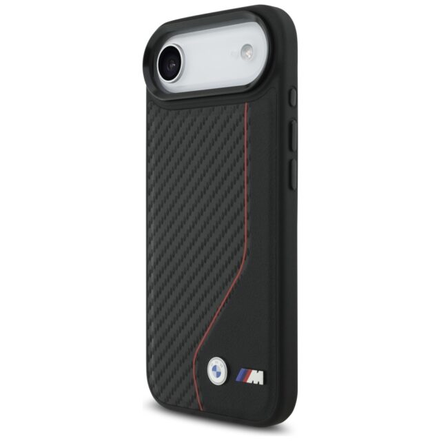 Case BMW M Carbon Line & Logo MagSafe for iPhone Air red - imagine 2