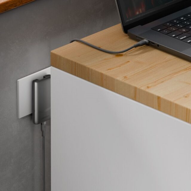 Wall charger Energea TravelWorld Edge 65W 2xUSB-C PD/PPS/QC3.0 (US/UK/EU) graphite - imagine 7