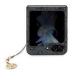 Guess GUHCZF5GF4GGR F731 Z Flip5 grey hardcase 4G Charms Collection - imagine 3