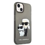 Karl Lagerfeld KLHCP14MHNKCTGK iPhone 14 Plus / 15 Plus 6,7" black hardcase Glitter Karl&Choup - imagine 4
