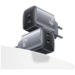 Wall charger USAMS CC305 T66 45W GaN 2xUSB-C tarnish - imagine 3