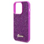 Guess GUHCP14LPMSDGSF iPhone 14 Pro 6.1" fuschia hardcase Disco Metal Script - imagine 6