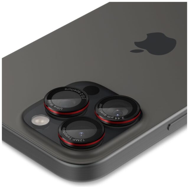 Spigen Camera Lens Protection Optik.Tr Camera EZ FIT Lens for Apple iPhone 17 Pro Max / 17 Pro / 16 - imagine 6