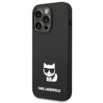 Karl Lagerfeld KLHCP14LSLCTBK iPhone 14 Pro 6,1" hardcase black Silicone Choupette Body - imagine 2