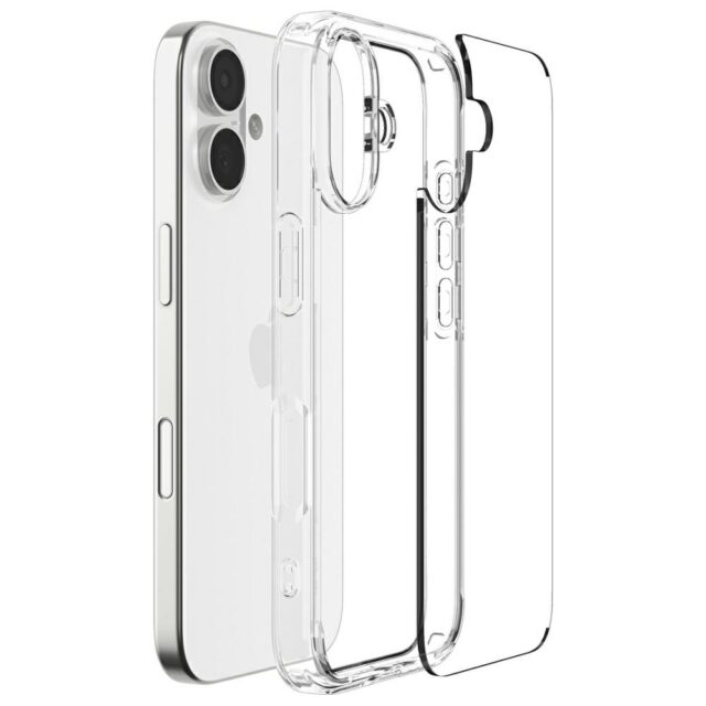 Case Spigen Ultra Hybrid for Apple iPhone 17 transparent - imagine 7
