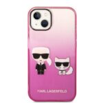 Karl Lagerfeld KLHCP14MTGKCP iPhone 14Plus / 15 Plus 6,7" hardcase pink Gradient Ikonik Karl  & Chou - imagine 3