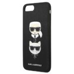 Karl Lagerfeld KLHCI8LSAKICKCBK iPhone7 Plus / 8 Plus black hardcase Saffiano Karl&Choupette - imagine 6