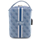 Guess Bag GUHBP4RPSB Organizer blue 4G Printed Stripes - imagine 2