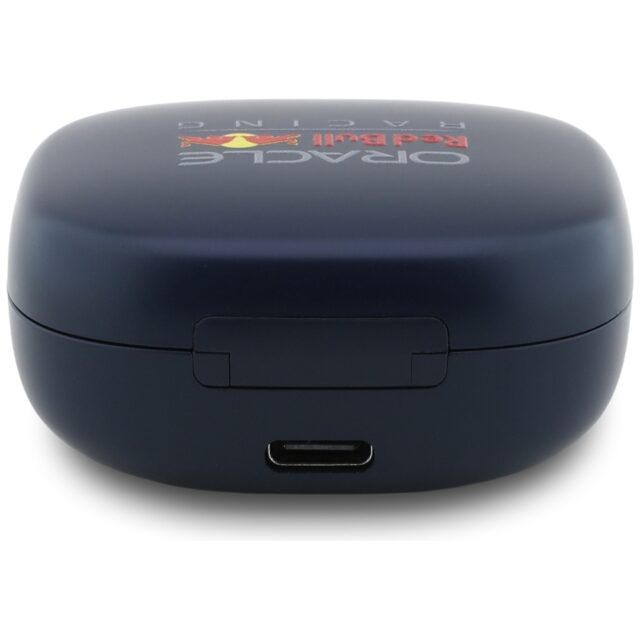 Red Bull Bluetooth ENC Printed Logo Navy Blue TWS Headphones - imagine 5